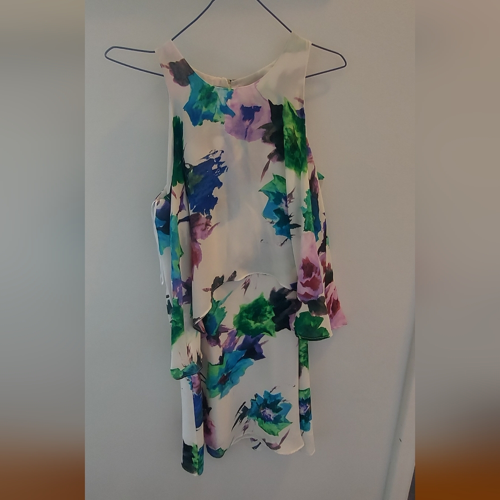 Delicate Floral Summer Dress , Size 2 (XS/S)